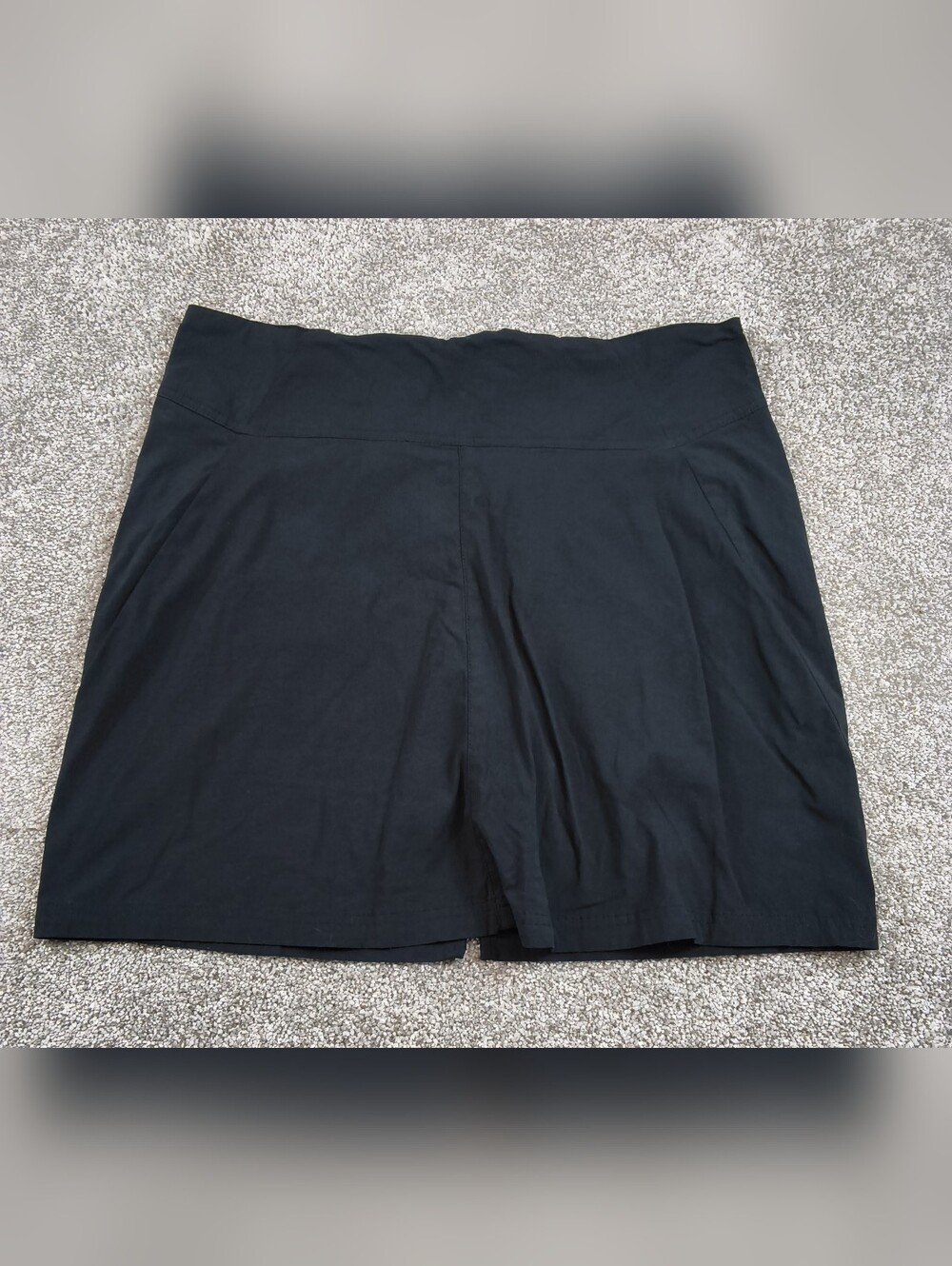 Royal Robbins Black Stretch Athletic Tennis Golf Skort Skirt W/shorts Size 12